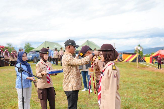 Pramuka Kabupaten Solok Lakukan Perkemahan Wirakarya Cabang Tahun 2026 