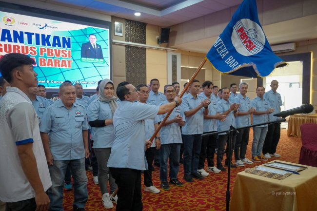 Kembali Pimpin PBVSI Sumbar,  Eka Putra Minta Segera Persiapkan Tim Voli Indoor dan Voli Pantai