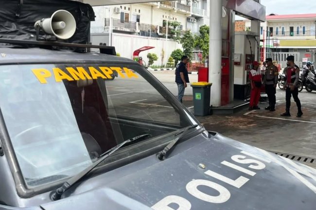 Jaga Stabilitas Kantibmas, Polres Tanah Datar Gelar Patroli