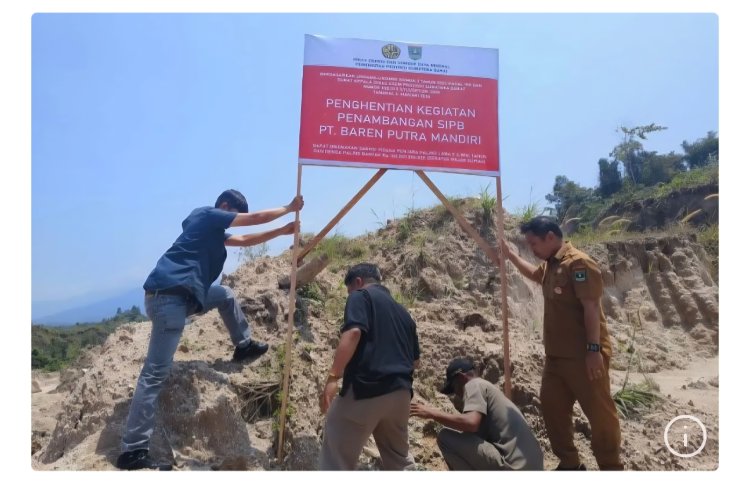 Ditemukan Pelanggaran Izin, Dua Izin Tambang Dihentikan di Padang Pariaman