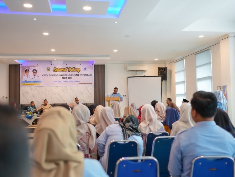Sosialisasi dan Advokasi Akreditasi Perpustakaan Bangun Budaya Literasi di Kabupaten Solok