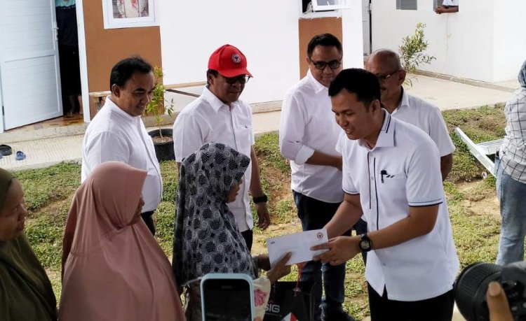 Segini Bantuan dari PT SIG dan PT Semen Padang untuk Penghuni Huntara di Padang Pariaman