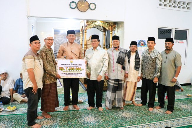 Safari Ramadan Kota Pariaman 1447 H: Pemko Kunjungi Masjid Sejarah Muhammadiyah Kuraitaji, Salurkan Bantuan Pembangunan