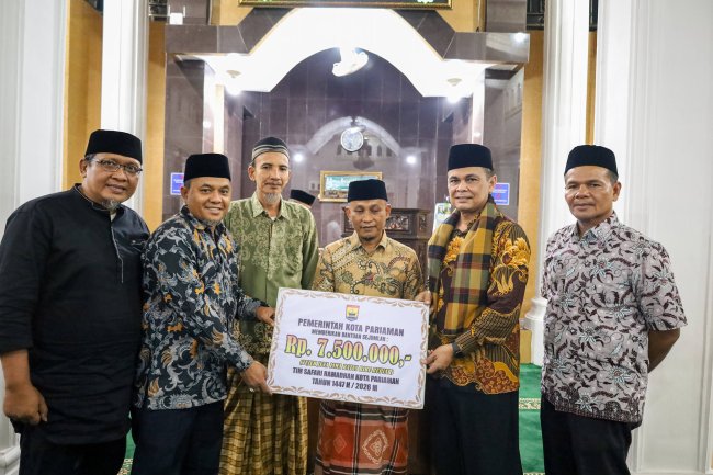 Safari Ramadan 2026, Pemko Pariaman Salurkan Bantuan untuk Masjid Al-Ikhlas dan Sosialisasikan Program Unggulan