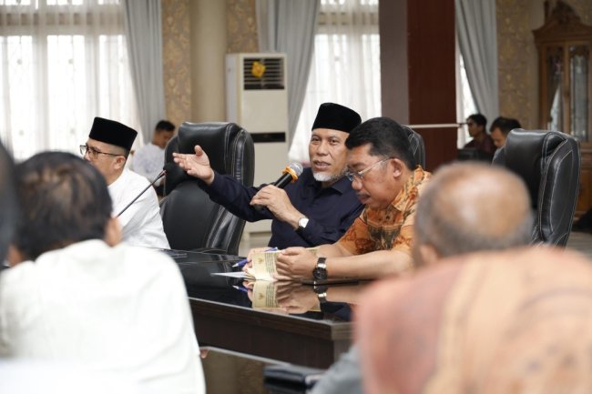 Sinergi Pembangunan, Gubernur Sumbar Mahyeldi Ansharullah Pimpin Rakor dengan Pemkab Solok Selatan