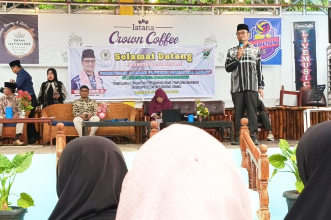 Agus Syahdeman Sosialisasikan Perda Prov Sumatera Barat No 16 Tahun 2019