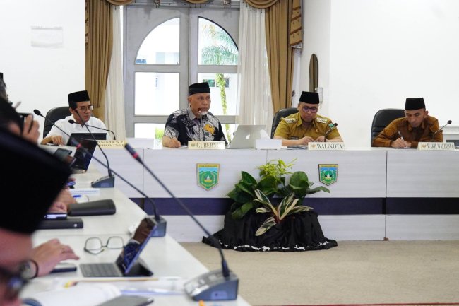 Pemprov Sumbar–Pemko Padang Panjang Sinkronkan 4 Strategi Pemulihan Ekonomi 2026