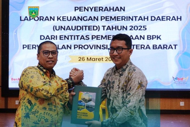 Padang Panjang Raih Peringkat Kedua TLRHP BPK Sumbar 2025, Targetkan WTP ke-10 Berturut-turut