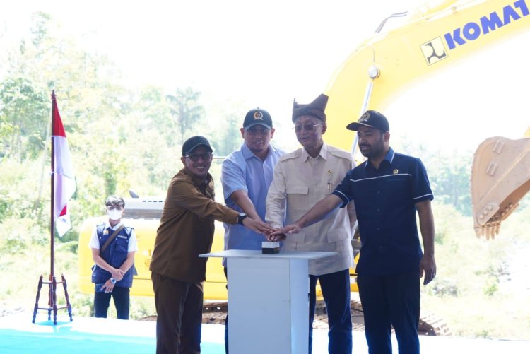 Ground Breaking Sabo Dam, Menteri PU Dody Hangodo : Bukti Nyata Kehadiran Negara Atasi Bencana