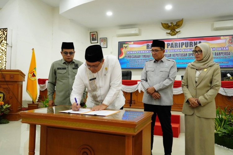 DPRD Tanah Datar Sahkan Tiga Perda Strategis, Fokus Pencegahan Narkotika hingga Kabupaten Layak Anak