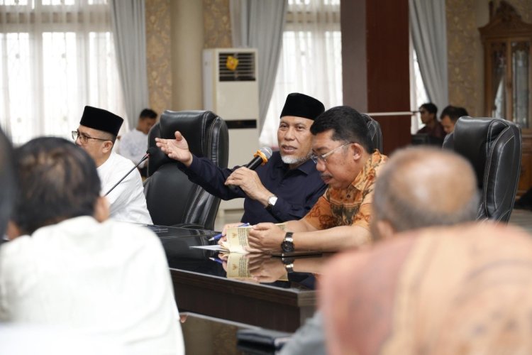 Sinergi Pembangunan, Gubernur Sumbar Mahyeldi Ansharullah Pimpin Rakor dengan Pemkab Solok Selatan
