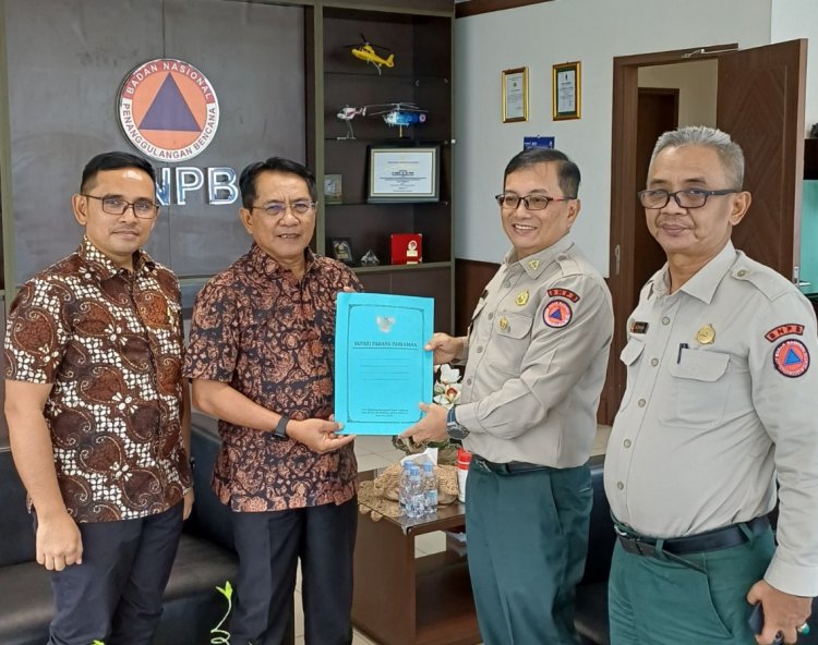 Temui BNPB di Jakarta, Bupati Padang Pariaman Perjuangkan Dana Pemulihan Pascabencana dan Pembangunan Jembatan Sikabu