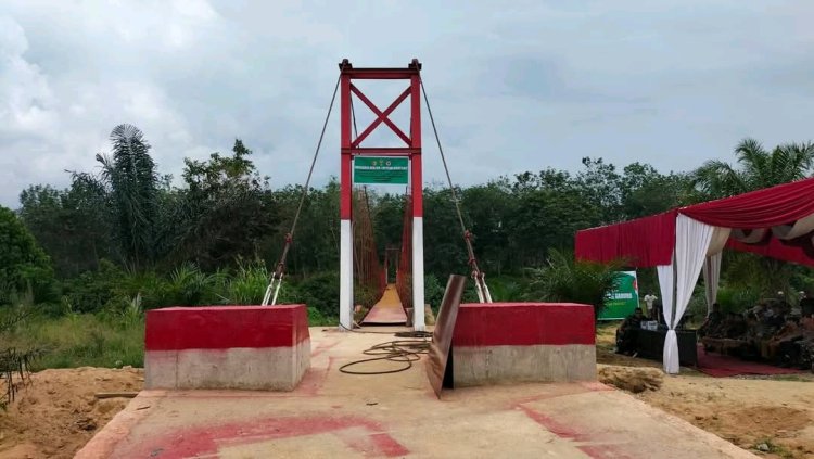 Jembatan Gantung Lubuk Botung Dharmasraya Resmi Digunakan, Perkuat Konektivitas Warga di Ampang Kuranji
