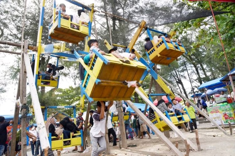 Buayan Kaliang Pariaman, Permainan Tradisional 70 Tahun yang Tetap Eksis Saat Lebaran