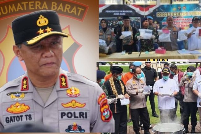 Polda Sumbar Gagalkan 4 Penyelundupan Sabu di Bandara Minangkabau, Total Barang Bukti Hampir 16 Kg