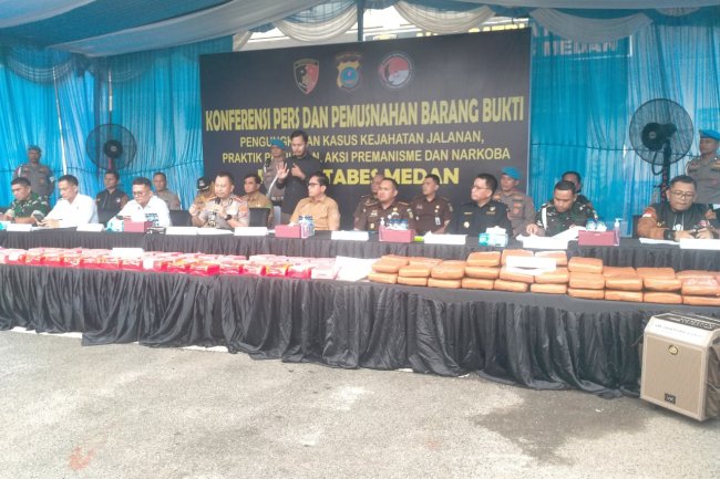 Satres Narkoba Polrestabes Medan Sita 52 Kg Sabu, Kurir Diiming-imingi Rp 600 Juta