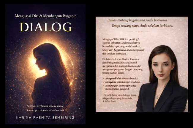 Karina Rasmita Sembiring Rilis “DIALOG”, Buku Reflektif untuk Bertumbuh Tanpa Kehilangan Diri