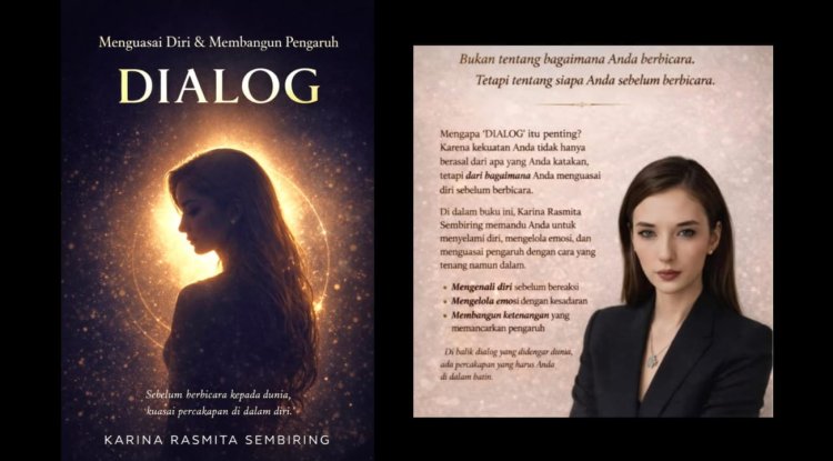 Karina Rasmita Sembiring Rilis “DIALOG”, Buku Reflektif untuk Bertumbuh Tanpa Kehilangan Diri