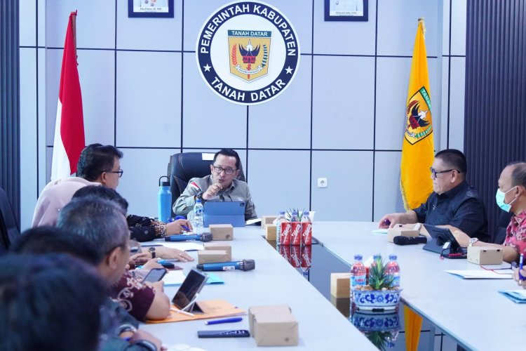 Bupati Eka Putra Pimpin Rapat Percepatan Pemulihan Pascabencana di Tanah Datar, Fokus Usulan Dana ke Pemerintah Pusat