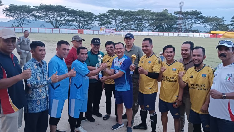 113 Tahun Kabupaten Solok, Pemko Solok Bawa Pulang Trophy Sepak Bola