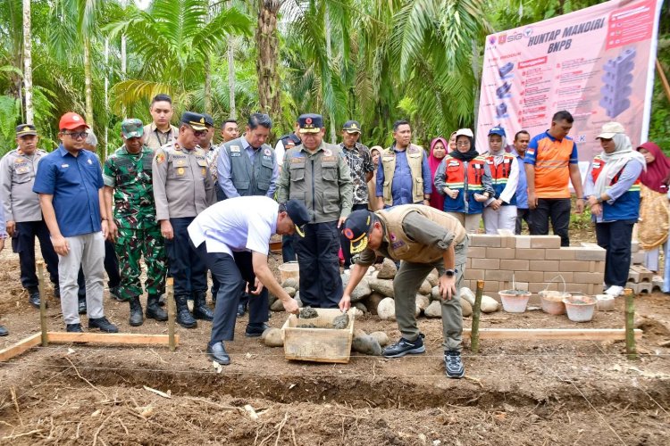 BNPB Mulai Pembangunan Huntap Mandiri di Agam, Gunakan Teknologi Sepablock Tahan Bencana