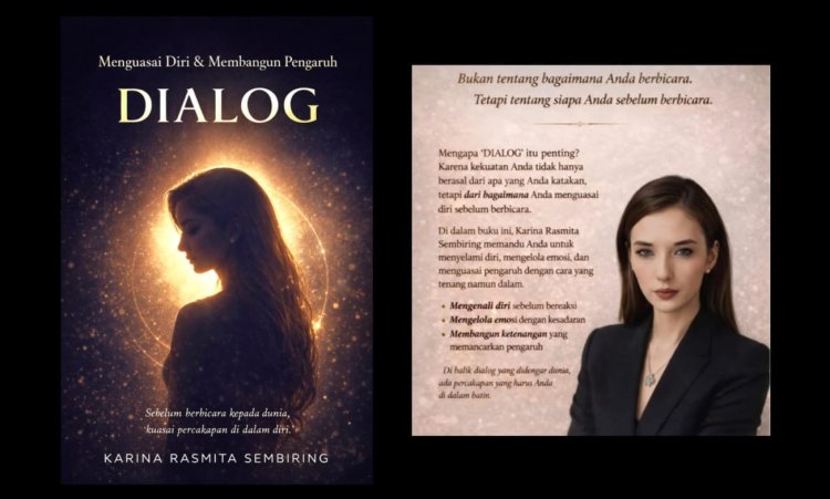 Karina Rasmita Sembiring Rilis “DIALOG”, Buku Reflektif untuk Bertumbuh Tanpa Kehilangan Diri