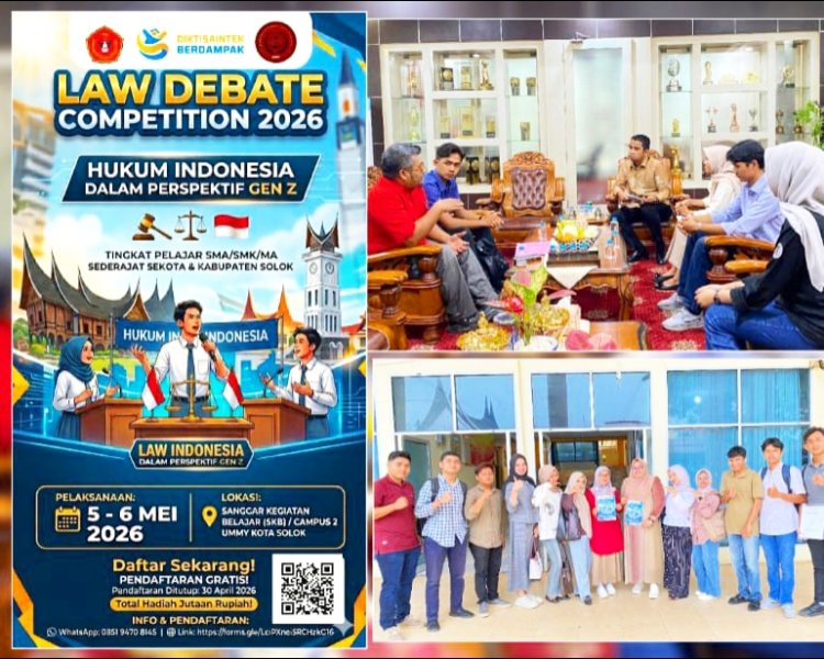 Law Debate Competition 2026 Bagi Pelajar SLTA Se- Kota dan Kabupaten Solok