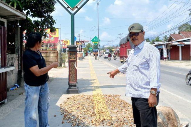 Daswippetra Dt.Manjinjiang Alam Akan Bangun Menhole Diatas Trotoar Jalan Hamka Depan Balaikota Solok