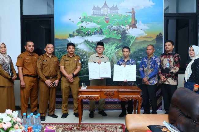 Wali Kota Payakumbuh Teken MoU dengan Kampus dan BNN, Perkuat SDM Unggul dan Kota Bersih Narkoba