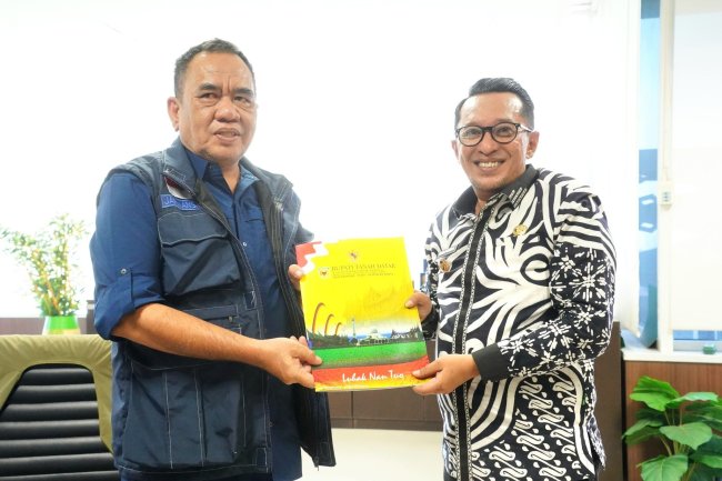 Bupati Tanah Datar Temui BNPB, Dorong Percepatan Pembangunan Huntap Korban Bencana