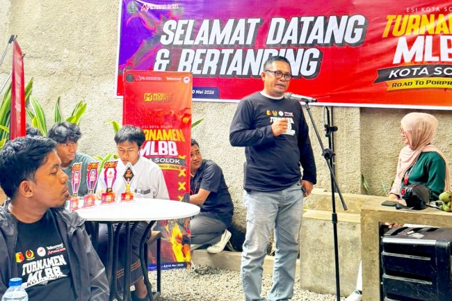 Ketua KONI Kota Solok Rudi Horizon: MLBB Ajang Seleksi Atlet Porprov Kota Solok
