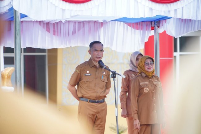 Sekda Dharmasraya Medison Kembali Bertugas di Tanah Awal Karier, Ajak ASN Perkuat Kolaborasi