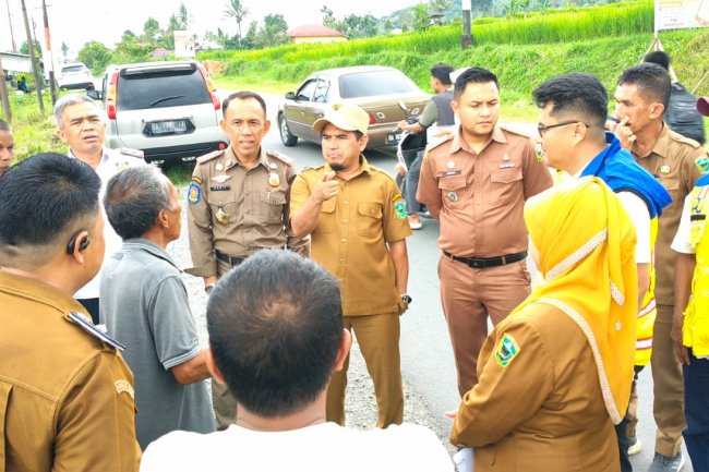 Tikungan Vasko STA 61 Surian Rawan Laka. Menunggu Solusi Keselamatan Lalin. 