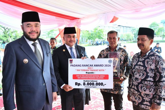Sukses Jaga Lingkungan, RW 02 Kampung Batu Sabet Penghargaan Terbaik di Padang Rancak Award 2026