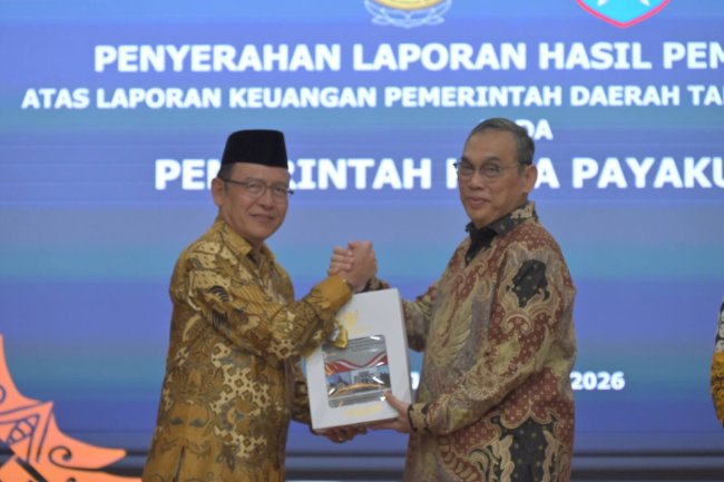 Pemko Payakumbuh Raih Opini WTP 12 Kali Berturut-turut dari BPK RI