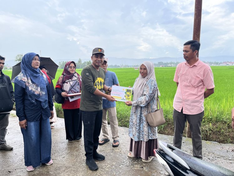 Pemko Solok Salurkan Bantuan Rehabilitasi Sawah Terdampak Banjir, Percepat Pemulihan Sektor Pertanian