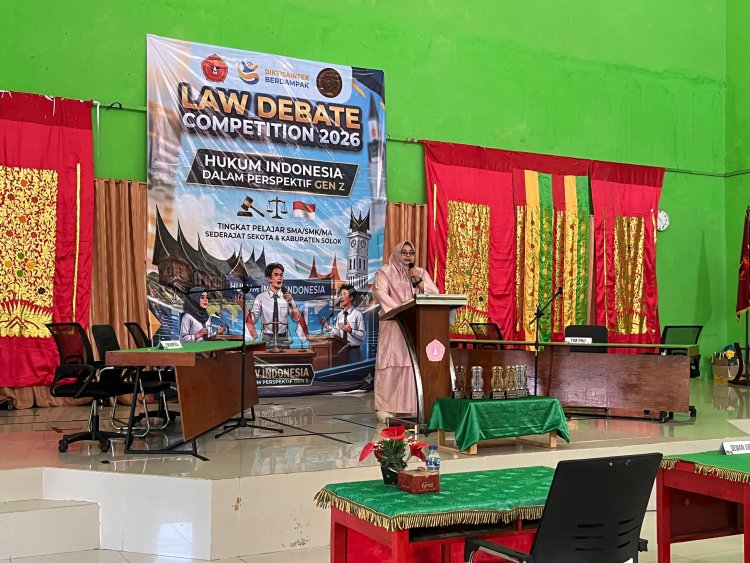 Di Buka Rektor UMMY Solok, Law Debate Competition 2026 Diikuti 16 Tim