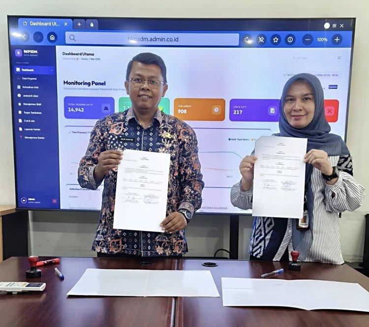 BKPSDM Padang Resmi Pegang Akses Super Admin SSO, Pemantauan Kehadiran ASN Kini Real-Time