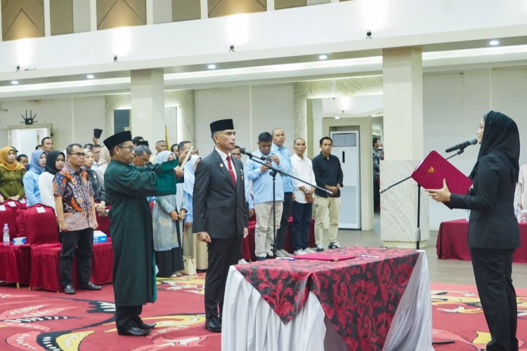 Medison Resmi Dilantik Jadi Sekda Definitif Dharmasraya, Bupati Annisa Minta Perkuat Reformasi Birokrasi