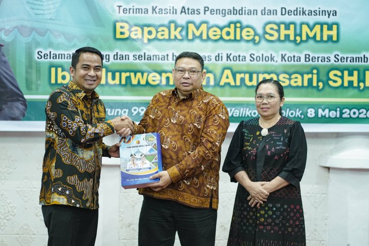 Wali Kota Solok Hadiri Pisah Sambut Kajari, Nurwendah Arumsari Resmi Pimpin Kejari Solok