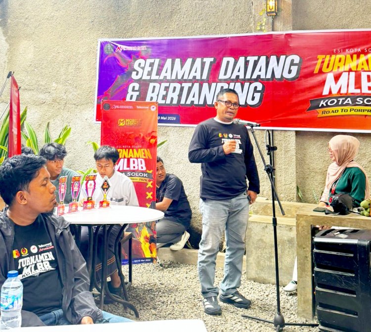 Ketua KONI Kota Solok Rudi Horizon: MLBB Ajang Seleksi Atlet Porprov Kota Solok