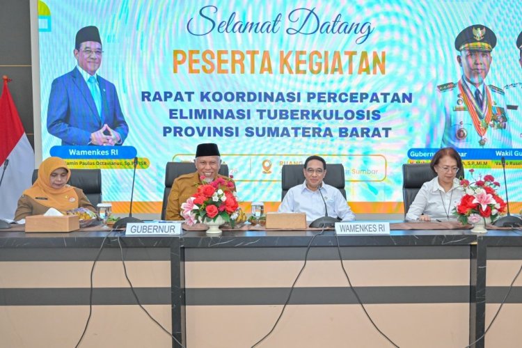 Gubernur Sumbar Tegaskan Komitmen Percepat Eliminasi TBC, Libatkan Nagari hingga Desa