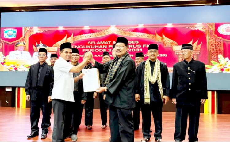 Wabup Candra Kukuhkan Pengurus FK3S Kabupaten Solok 