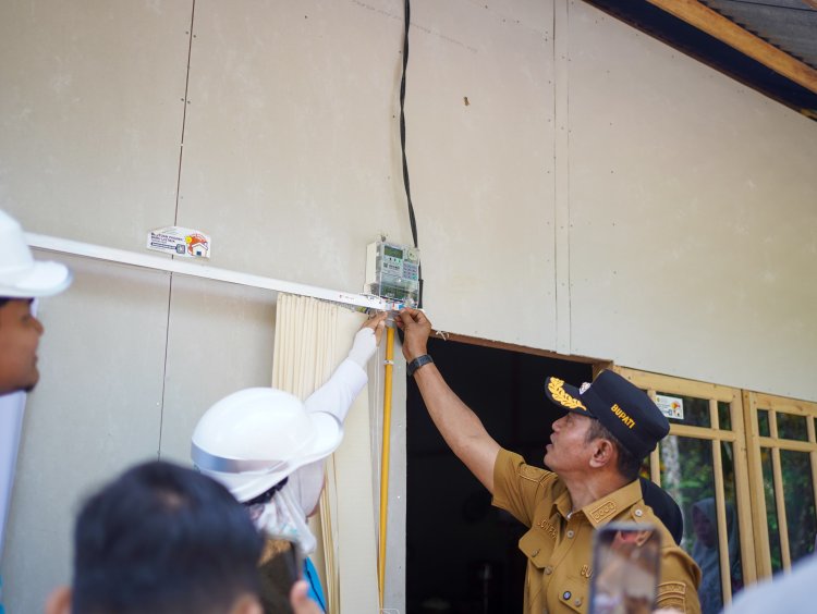 Program Bantuan Pasang Baru Listrik (BPBL) Tahun 2026 di Kabupaten Solok Sudah Menyala