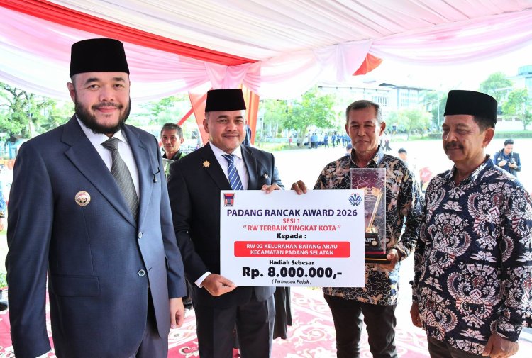 Sukses Jaga Lingkungan, RW 02 Kampung Batu Sabet Penghargaan Terbaik di Padang Rancak Award 2026