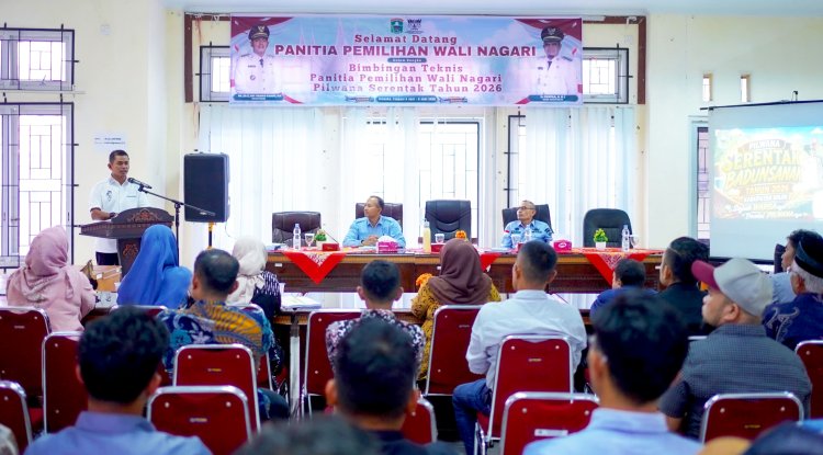 Pemkab Solok Lakukan Bimtek Panitia Pemilihan Walinagari Serentak Tahun 2026