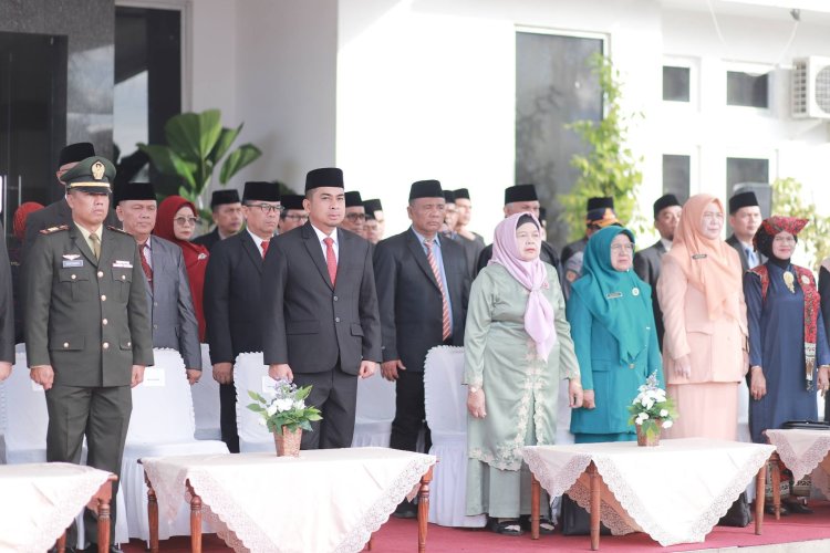 Khidmat! Wali Kota Solok Ikuti Upacara Hari Lahir Pancasila 2026 di Balai Kota