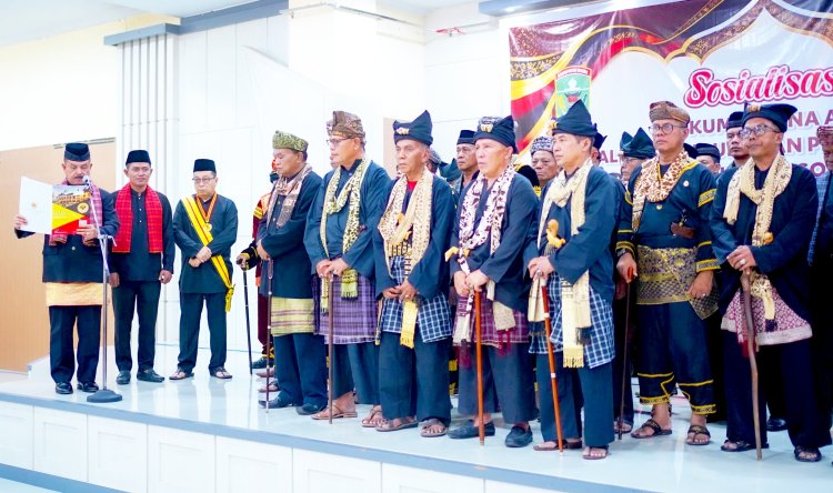 Ketua LKAAM Prov. Sumbar Kukuhkan Pengurus LKAAM Kabupaten Solok Periode 2024–2029