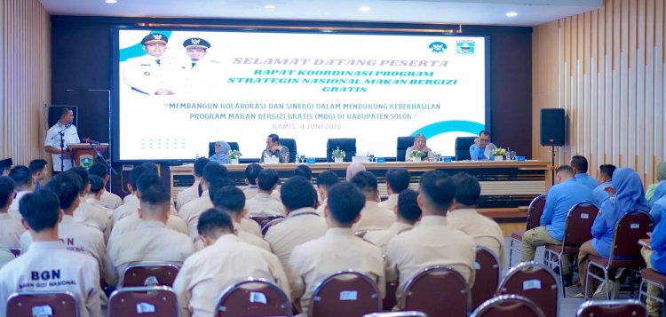 Kepala KPPG Sumbar, Riau dan Kepri Ikuti Rapat Koordinasi Program Strategis Nasional Makan Bergizi Gratis Di Kabupaten Solok